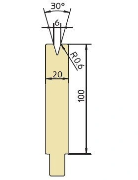 GWD-T006/30°/R0,6
