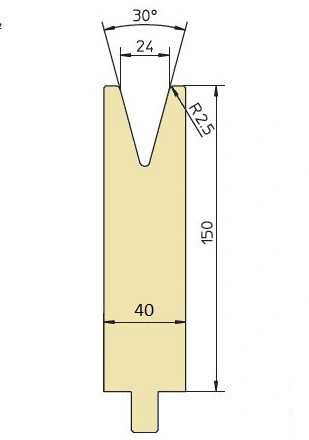 GWD-T024H/30°/R2,5