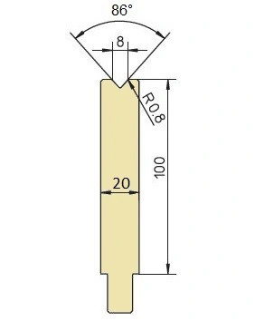 GWD-T008/86°/R0,8