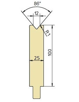 GWD-T012/86°/R1
