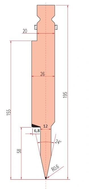 GWP-1251-24°/R0,6-S12/H155